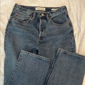 Denim Forum Women's Classic Blue Straight Leg Jeans